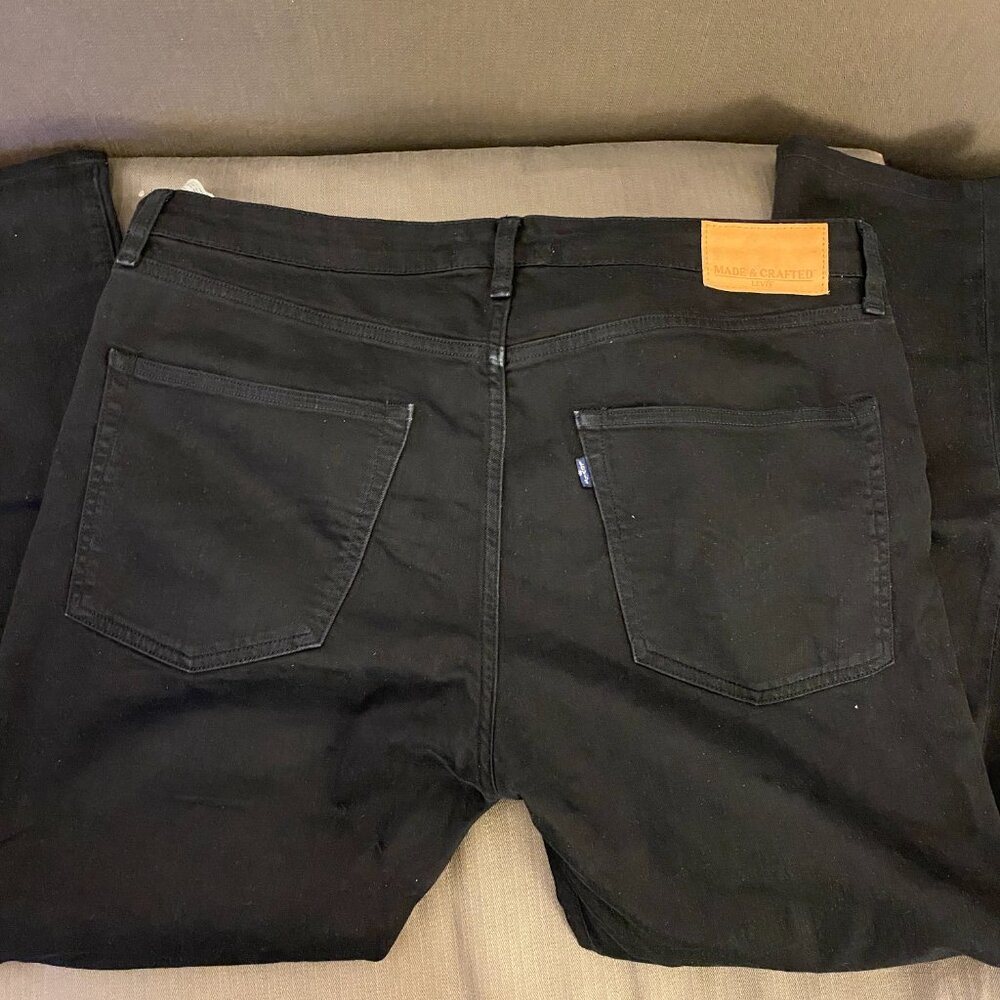 Levi's - Made & Crafted - Needle Narrow stretch jeans (2015) Clean Black 36x32